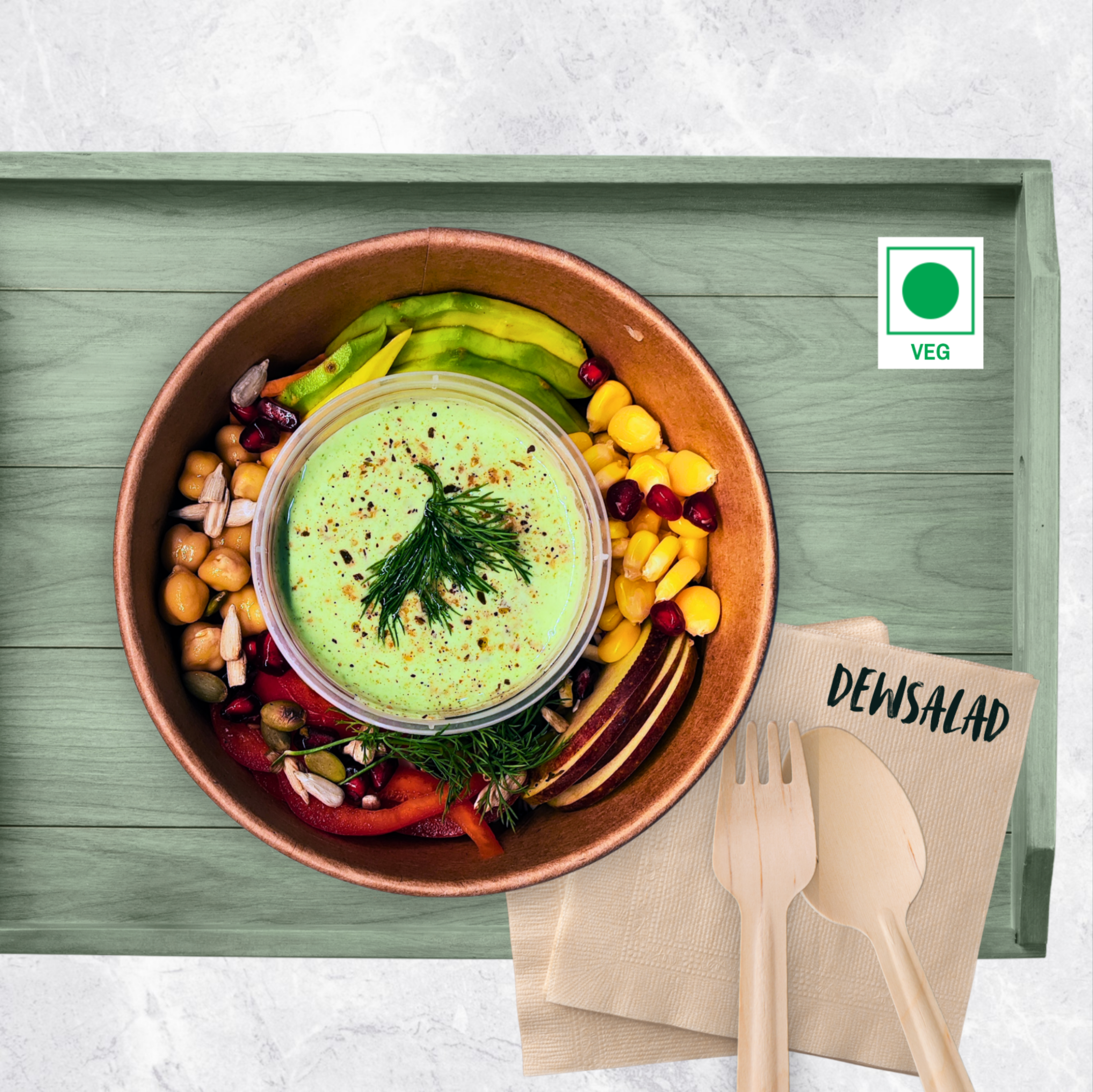 Chickpeas Avocado Salad