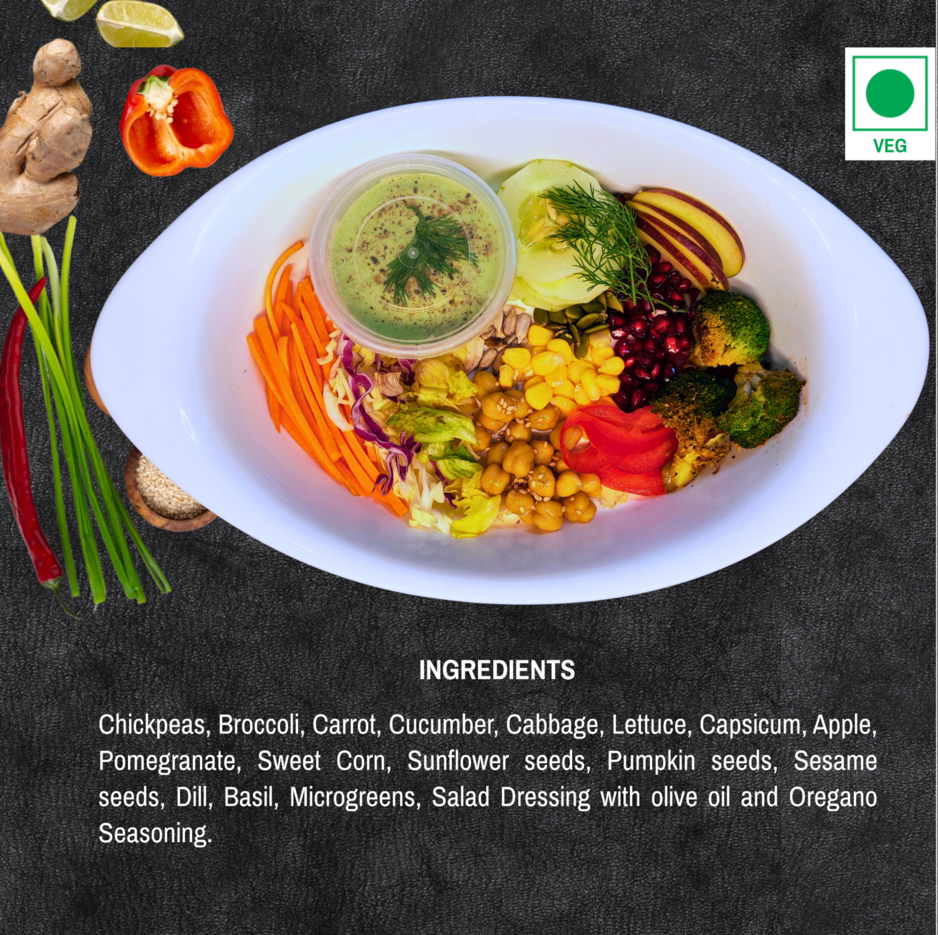 Chickpeas Broccoli Salad