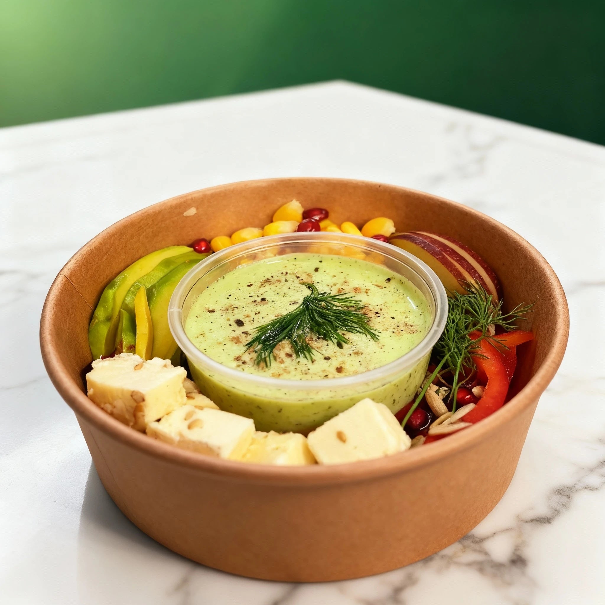 Paneer Avocado Salad