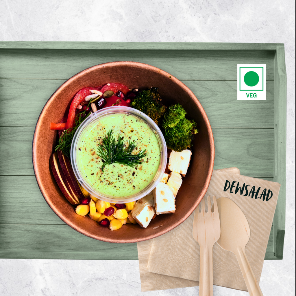 Paneer Broccoli Salad