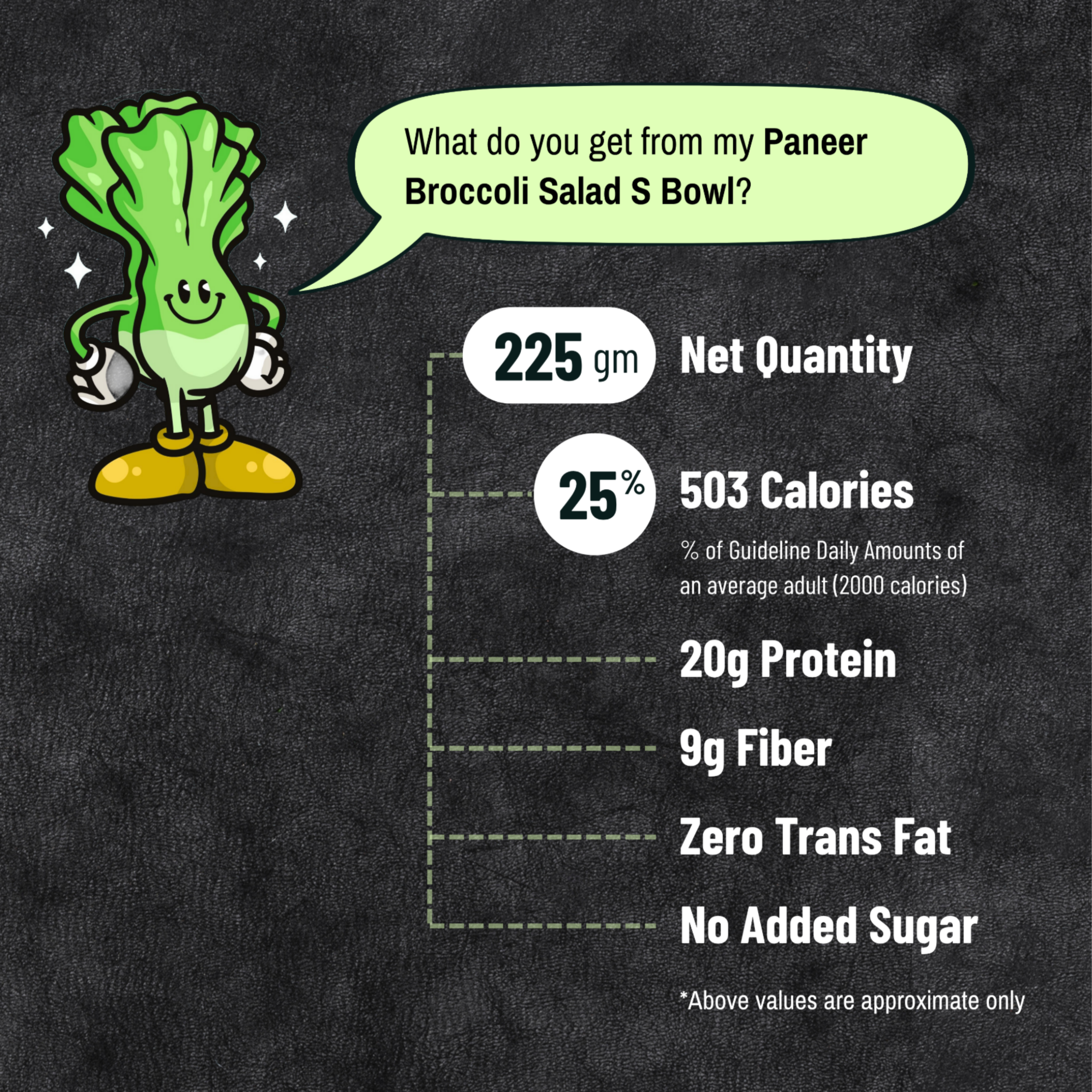 Paneer Broccoli Salad